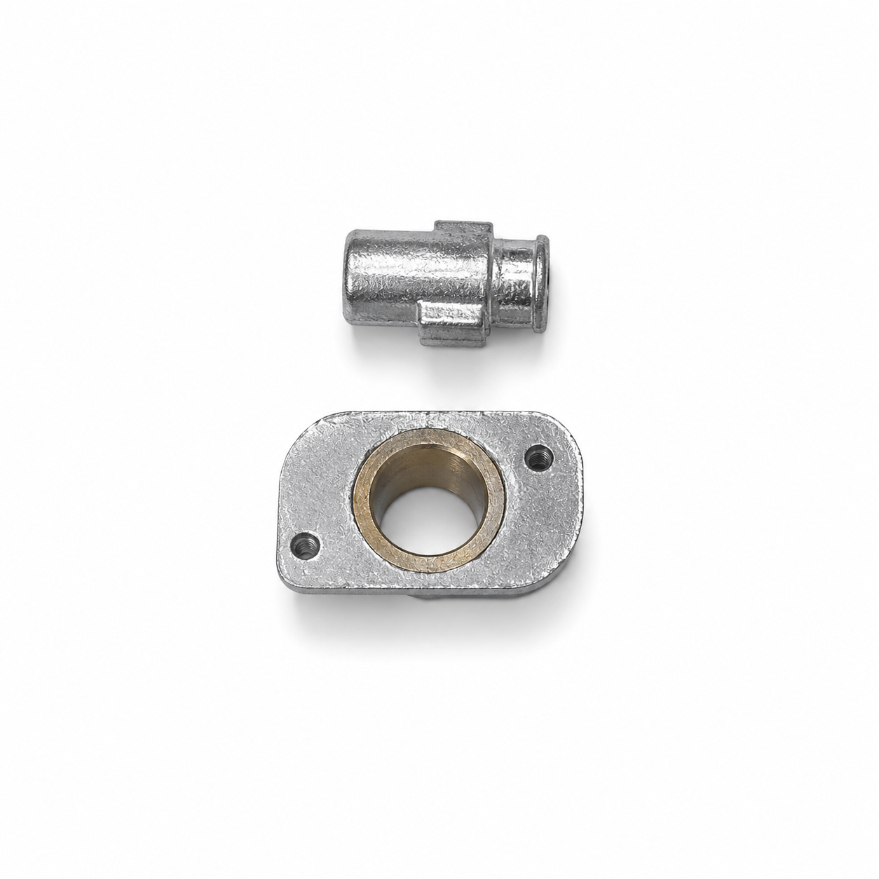 Precision zinc die cast flip key components manufactured by SNAA Products for automotive key assemblies.