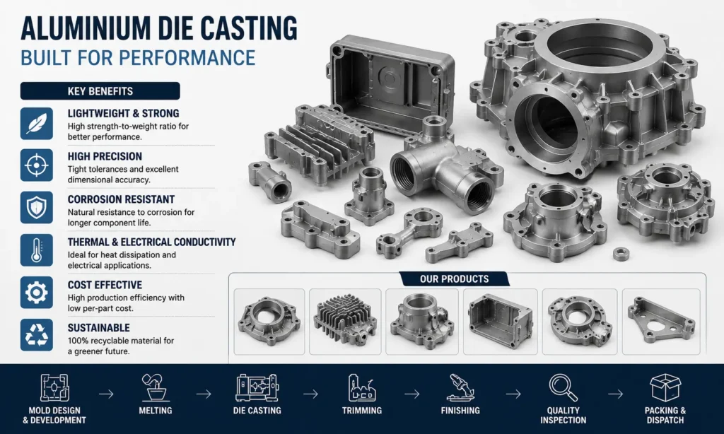 Aluminium Die Casting Manufacturer in Delhi NCR - Precision Aluminium Components