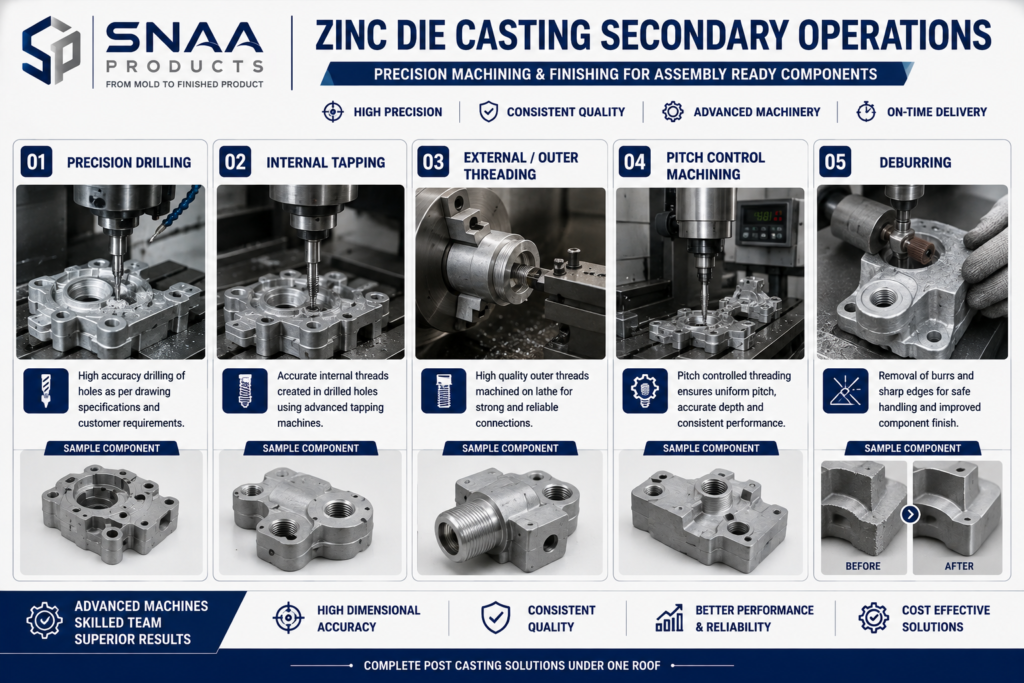 Zinc Die Casting Secondary Operations