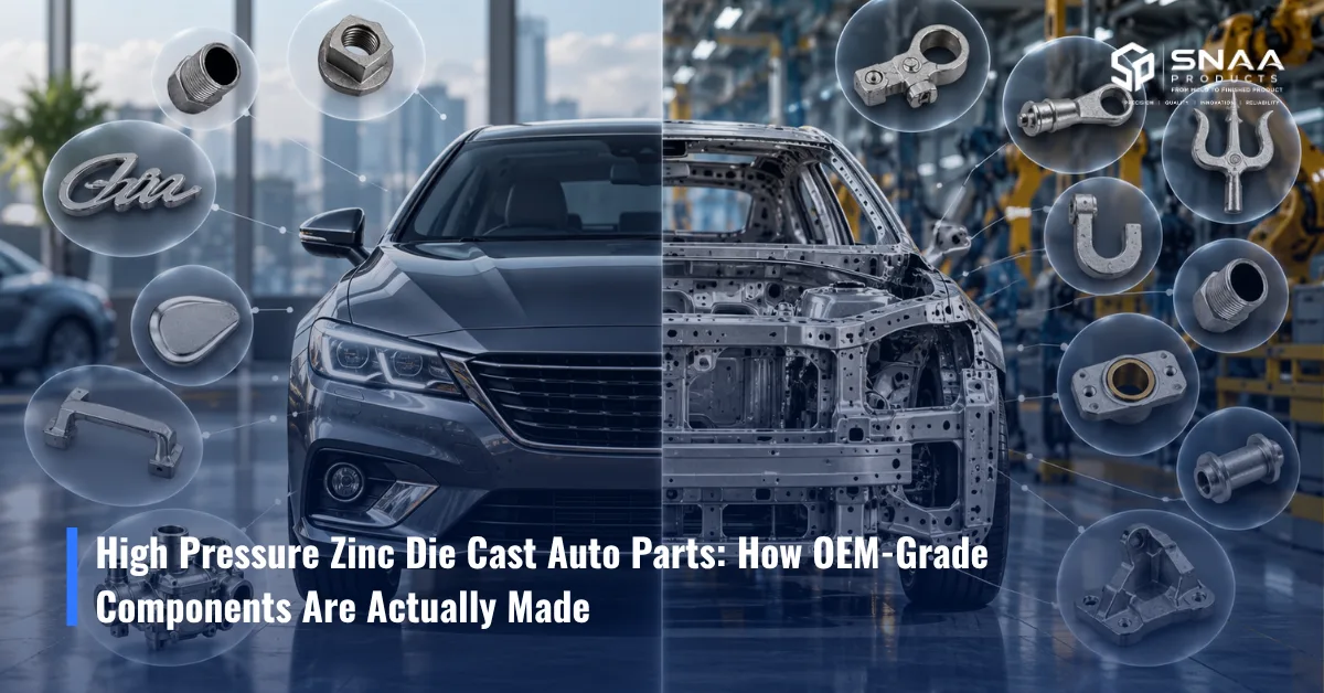 high pressure zinc die cast auto parts